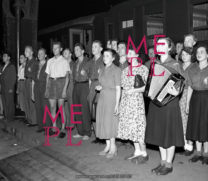 : Czechoslovakia - Prague, 1950. Young and Enthusiastic : Czechoslovakia - Prague, 1950. Young and Enthusiastic