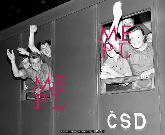 : Czechoslovakia - Prague, 1950.Young and Enthusiastic : Czechoslovakia - Prague, 1950.Young and Enthusiastic