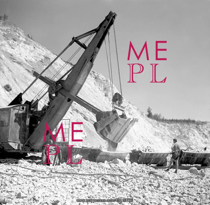 : Czechoslovakia, Stramberg 1948. Limestone mine : Czechoslovakia, Stramberg 1948. Limestone mine
