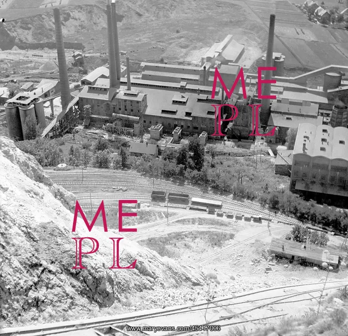 : Czechoslovakia, Stramberg 1948. Limestone mine : Czechoslovakia, Stramberg 1948. Limestone mine