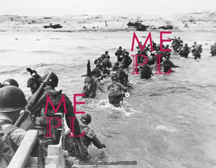 : D-Day - Assault of American troops : D-Day - Assault of American troops