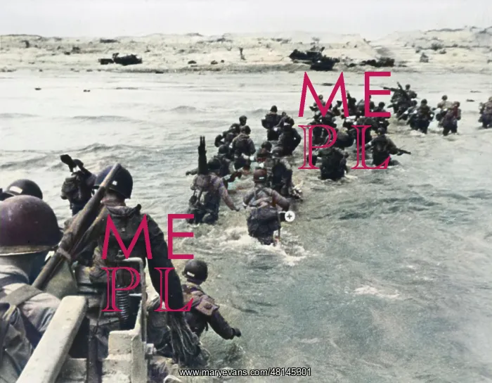 : D-Day - Assault of American troops : D-Day - Assault of American troops