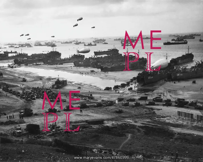 : D-Day - Supplies pour ashore : D-Day - Supplies pour ashore