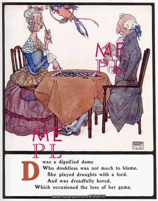 : D was a dignified dame : D was a dignified dame