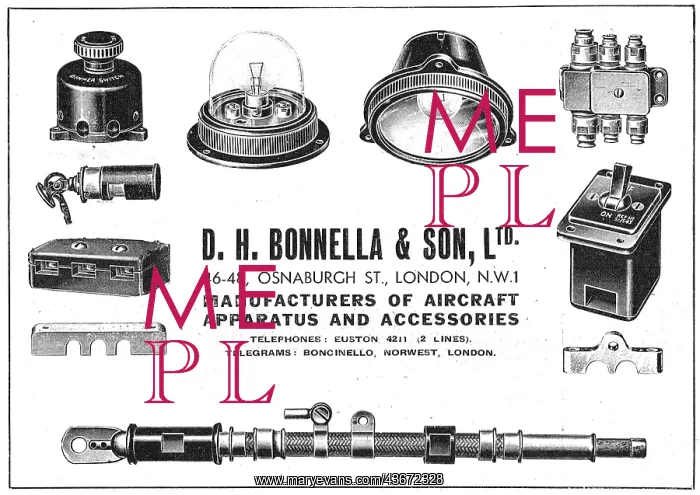 : D H Bonella - Manufacturers Of Aircraft : D H Bonella - Manufacturers Of Aircraft
