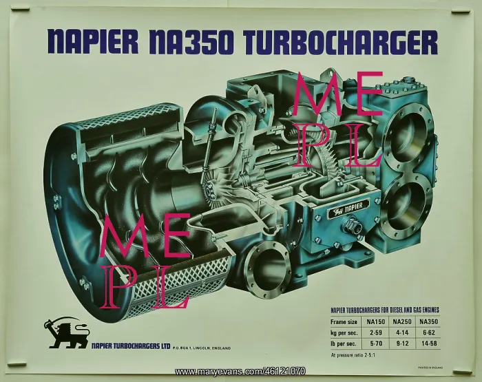: D Napier and Son - Turbocharger : D Napier and Son - Turbocharger