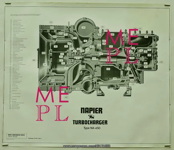 : D Napier and Son - Turbocharger : D Napier and Son - Turbocharger