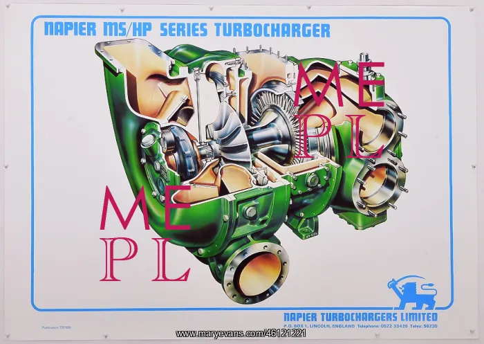 : D Napier and Son - Turbocharger prints : D Napier and Son - Turbocharger prints