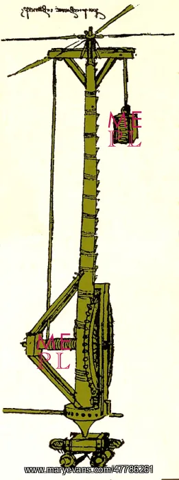 : Da Vinci Invention, Lifting Gear Machine : Da Vinci Invention, Lifting Gear Machine