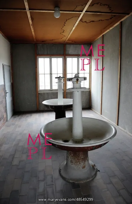 : Dachau Concentration Camp. Bathroom. Germany : Dachau Concentration Camp. Bathroom. Germany