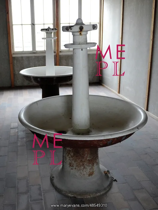 : Dachau Concentration Camp. Bathroom. Germany : Dachau Concentration Camp. Bathroom. Germany