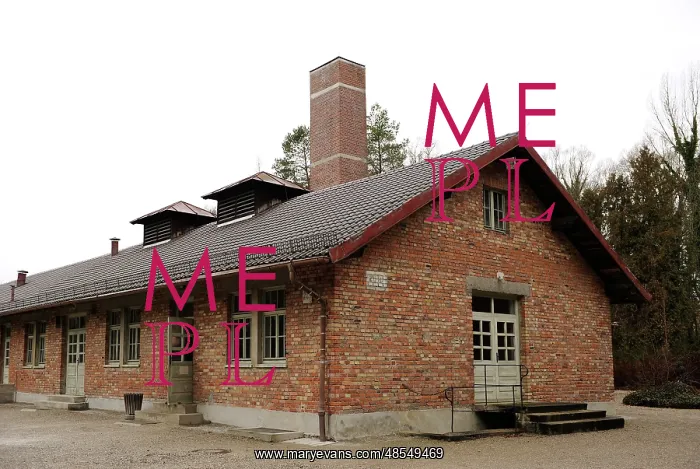 : Dachau Concentration Camp. Crematoria building. Germany : Dachau Concentration Camp. Crematoria building. Germany