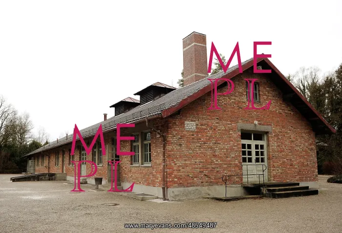 : Dachau Concentration Camp. Crematoria building. Germany : Dachau Concentration Camp. Crematoria building. Germany