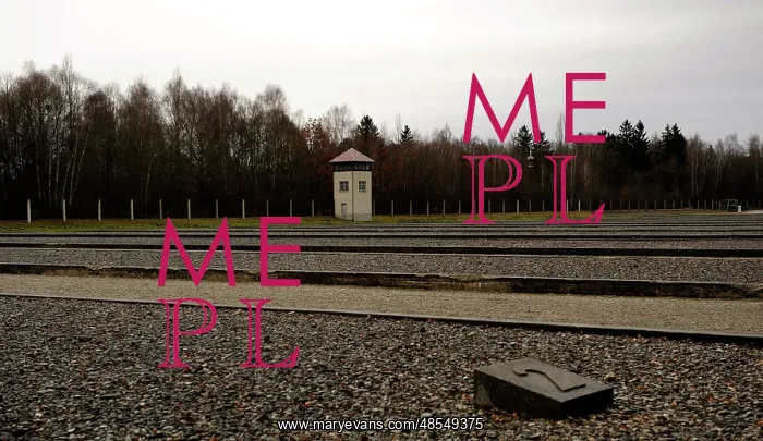 : Dachau Concentration Camp. Site where the barracks were. Ger : Dachau Concentration Camp. Site where the barracks were. Ger
