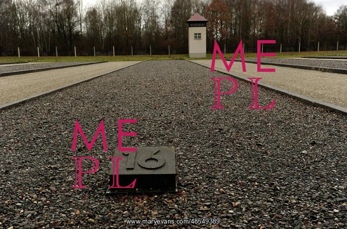 : Dachau Concentration Camp. Site where the barracks were. Ger : Dachau Concentration Camp. Site where the barracks were. Ger