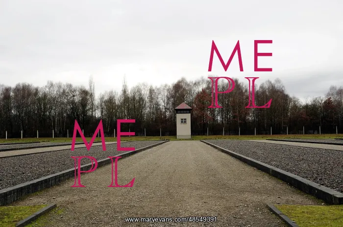 : Dachau Concentration Camp. Site where the barracks were. Ger : Dachau Concentration Camp. Site where the barracks were. Ger