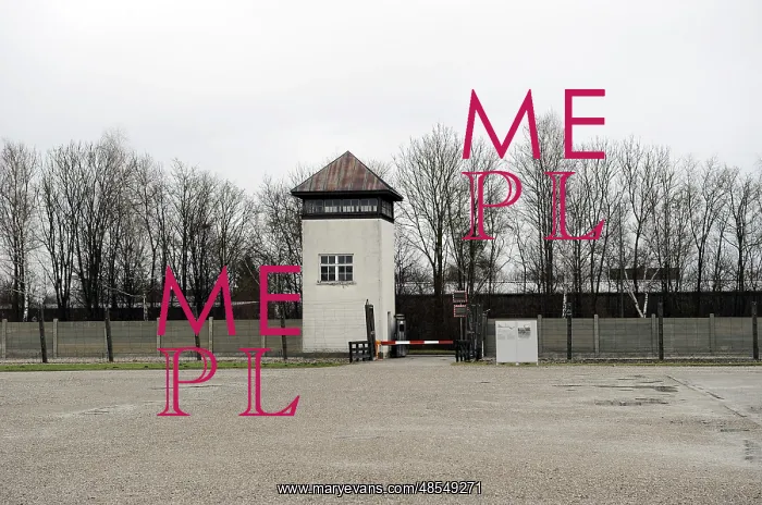 : Dachau Concentration Camp. Vigilance tower. Germany : Dachau Concentration Camp. Vigilance tower. Germany