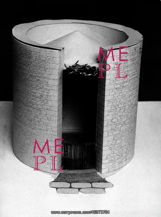 : Dachau, Nazi Concentration Camp, plan for chapel : Dachau, Nazi Concentration Camp, plan for chapel