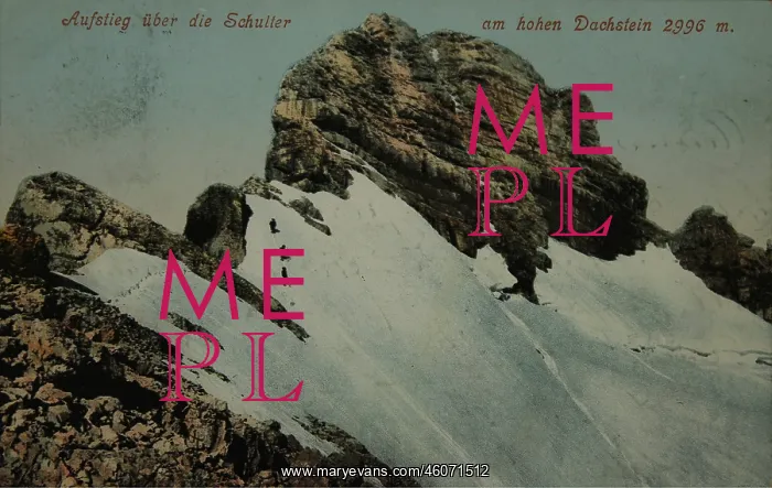: Dachstein Mountains. Climbing over the shoulder : Dachstein Mountains. Climbing over the shoulder