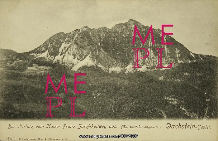 : Dachstein Mountains. The Hirlatz seen from Emperor : Dachstein Mountains. The Hirlatz seen from Emperor