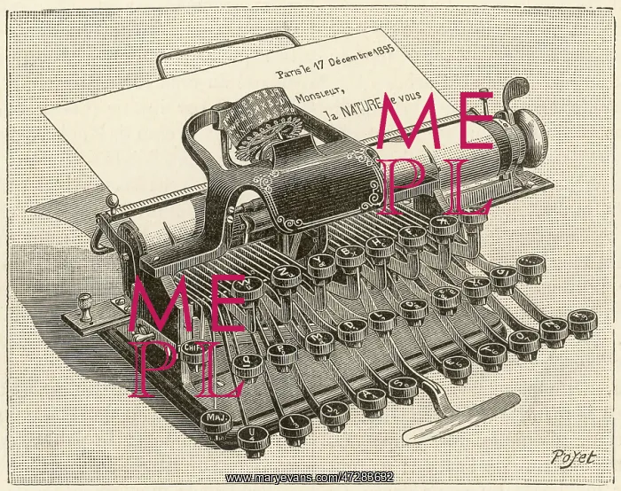  : DACTYLE TYPEWRITER / 1896