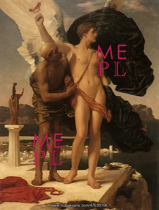  : Daedalus and Icarus, by Leighton