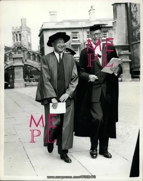 : Dag Hammarskjold receives degree, Oxford University : Dag Hammarskjold receives degree, Oxford University