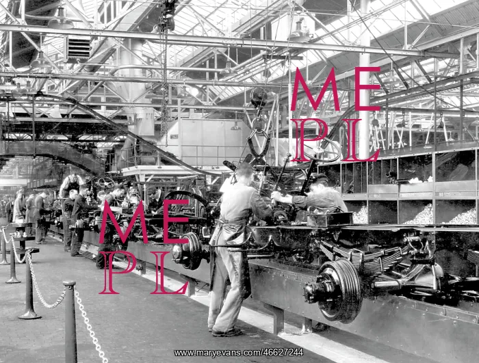  : Dagenham, interior view of Ford Works c1950