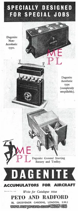 : Dagenite Accumulators For Aircraft : Dagenite Accumulators For Aircraft
