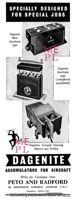: Dagenite Accumulators For Aircraft : Dagenite Accumulators For Aircraft