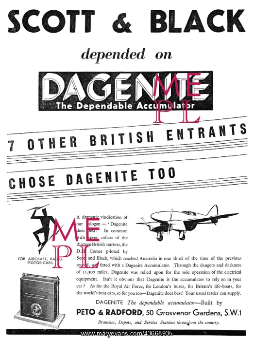 : Dagenite Accumulators For Aircraft - Battery : Dagenite Accumulators For Aircraft - Battery
