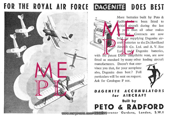 : Dagenite Aircraft Batteries : Dagenite Aircraft Batteries