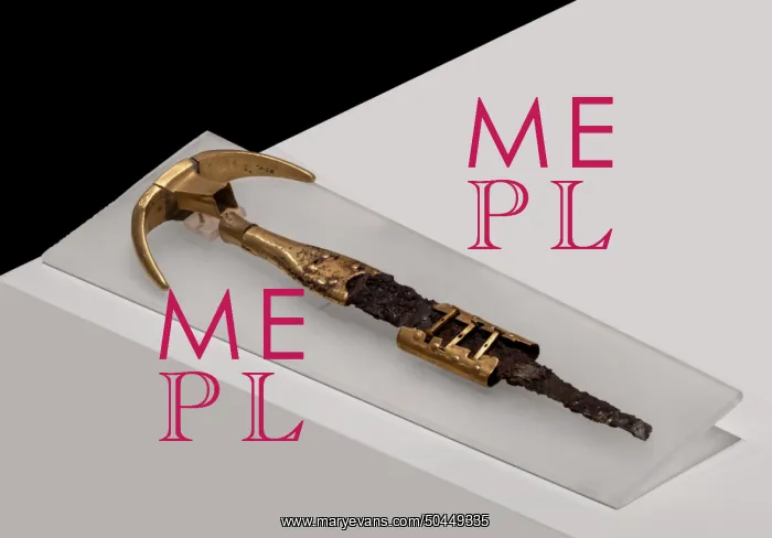 : Dagger, Museum of Anatolian Civilisations, Ankara, Turkey : Dagger, Museum of Anatolian Civilisations, Ankara, Turkey