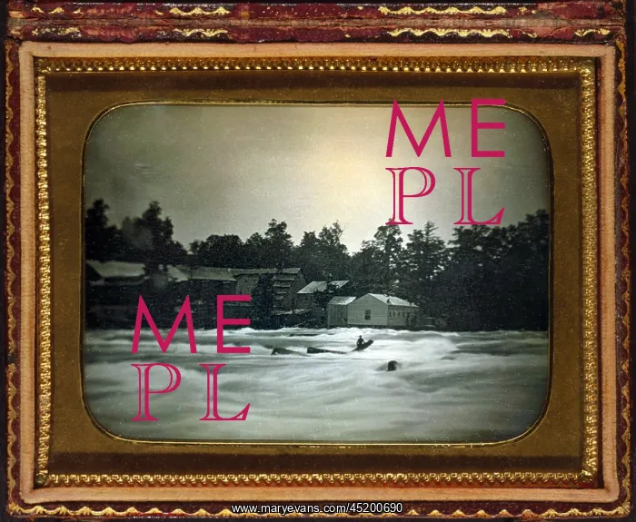 : Daguerreotype by Platt D. Babbitt shows ? : Daguerreotype by Platt D. Babbitt shows ?