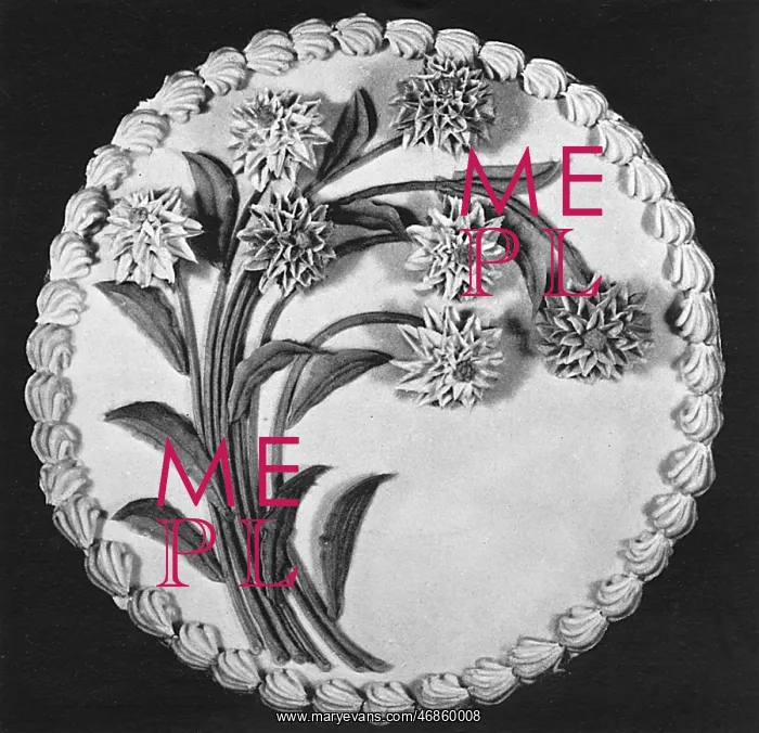 : Dahlia Cake : Dahlia Cake