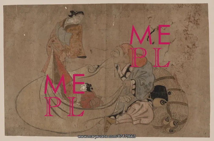 : Daikoku and courtesan : Daikoku and courtesan