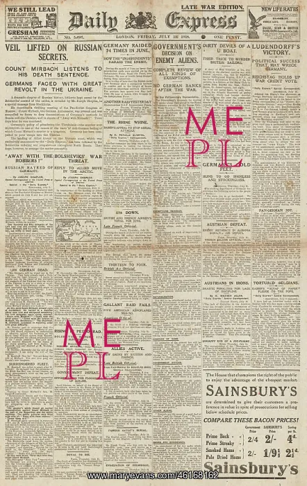 : Daily Express British government's plan for enemy aliens : Daily Express British government's plan for enemy aliens