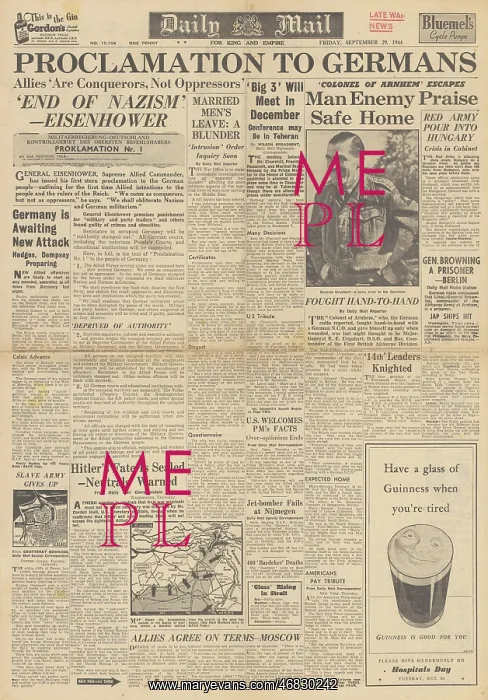 : Daily Mail Battle of Arnhem : Daily Mail Battle of Arnhem