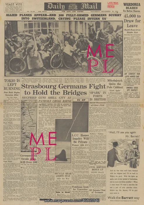 : Daily Mail front page battle for Strasbourg : Daily Mail front page battle for Strasbourg