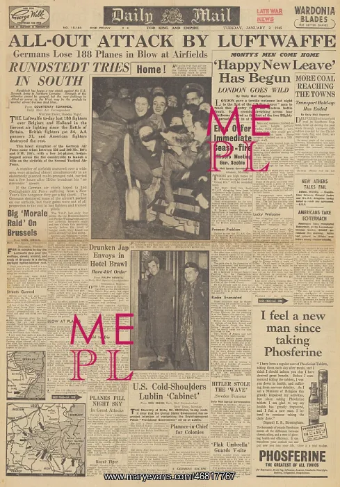 : Daily Mail front page Heavy Luftwaffe losses : Daily Mail front page Heavy Luftwaffe losses