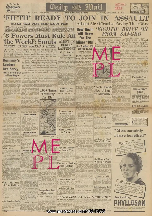 : Daily Mail front page Tehran Conference : Daily Mail front page Tehran Conference