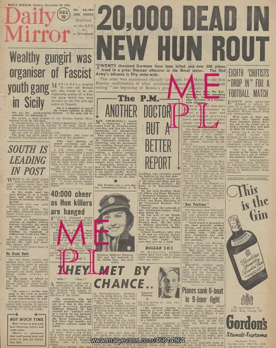 : Daily Mirror front page Battle for Nevel : Daily Mirror front page Battle for Nevel