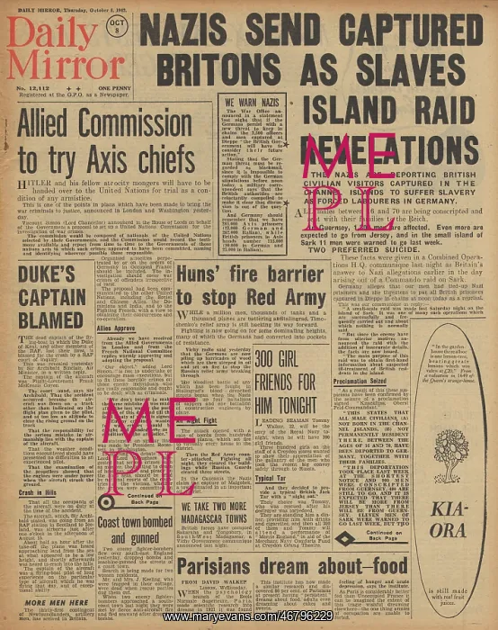 : Daily Mirror front page Battle of Stalingrad : Daily Mirror front page Battle of Stalingrad