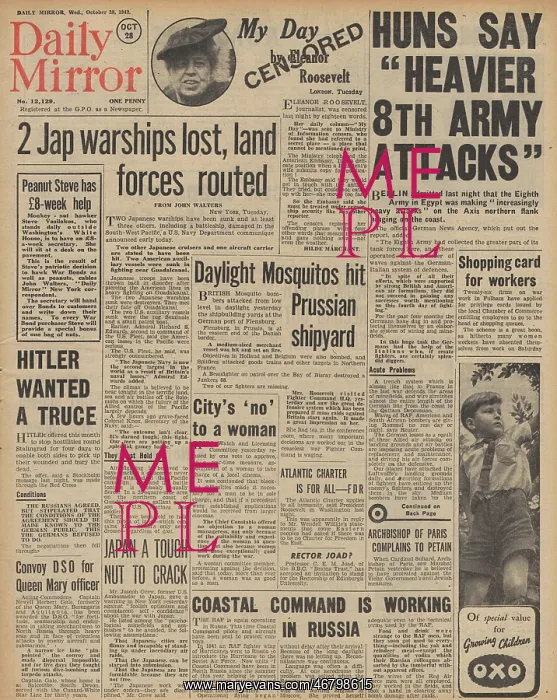 : Daily Mirror front page Battle of Stalingrad : Daily Mirror front page Battle of Stalingrad