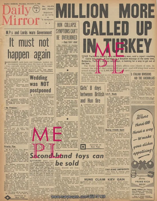 : Daily Mirror front page Recruitment inTurkey : Daily Mirror front page Recruitment inTurkey