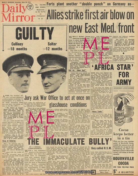 : Daily Mirror front page Surrender leaflets dropped on Naples : Daily Mirror front page Surrender leaflets dropped on Naples