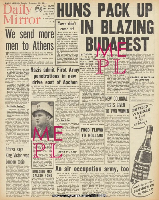 : Daily Mirror front page unrest in Greece : Daily Mirror front page unrest in Greece