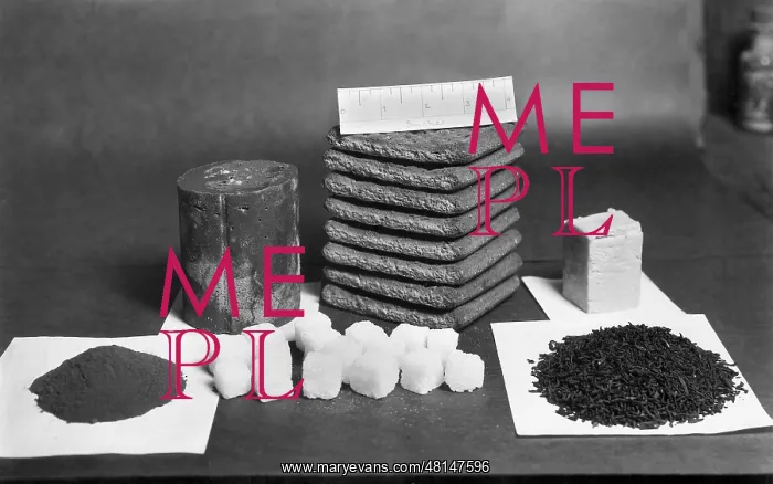 : Daily ration of a polar explorer, 1937 : Daily ration of a polar explorer, 1937