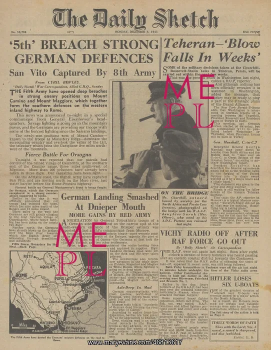 : The Daily Sketch front page Tehran Conference : The Daily Sketch front page Tehran Conference