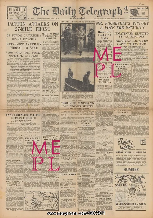 : The Daily Telegraph - German surrender at Middelburg : The Daily Telegraph - German surrender at Middelburg